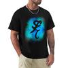 Blue Galaxy Iratze Healing Rune Tshirt Work Style Casual Tshirt