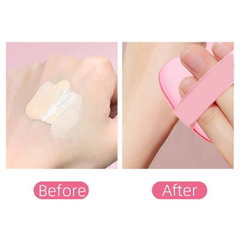 Makeup Sponge Puff for Liquid Makeup Concealer and Loose Powder Concave Setting Powder Puff Cosmetic  Sponge