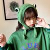 Warmer Autumn Crochet Winter Knitted Big Eye Frog Ear Protective Beanie Hats Frog Hat Knitted Caps