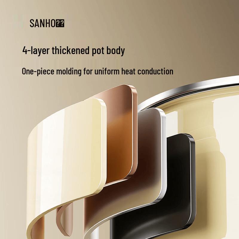 Sanhe 8-Layer Safety Enamel Pot