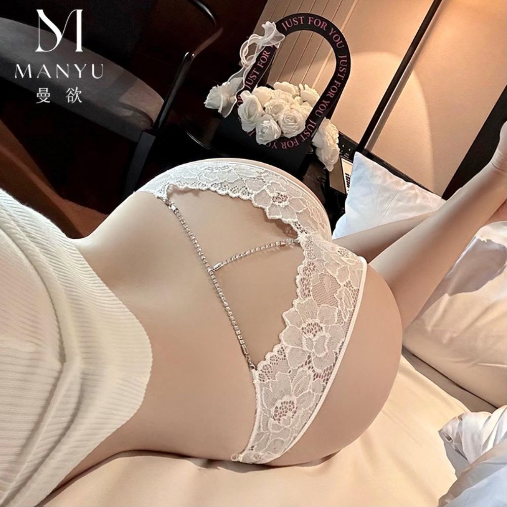 Diamond Lady Hip * Мужчина хочет сексуальные трусики с низкой талией кружевные полые кружевные Т-образные сексуальные трусики Diamond N-27 Average size [80-60kg]