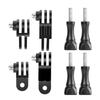 Three-Way Adjustable Arm Extension Pivot Mount For GoPro Hero 13 12 11 10 9 8 SJCAM SJ4000 AKASO Insta360 DJI Osmo Action Camera