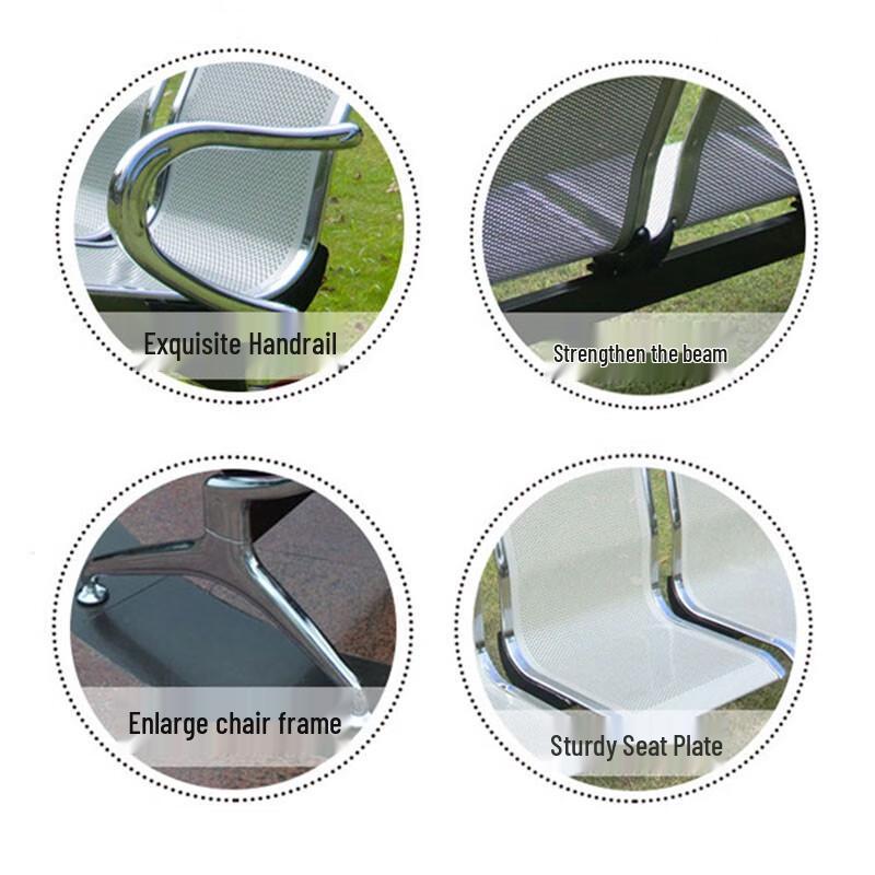 Stainless Steel Airport Waiting Bench