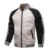 Jacket Men's New Spring and Autumn Style Fashionable Stand Collar Zipper Color Block Sports Casual Jacket Jacket Top Jacket