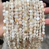 Natural Shell Beads Irregular Shape Smooth Beads Loose Spacer Bead For Jewelry Making Diy Earrings Necklace Accessory Findings