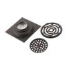 Black Floor Drain Copper Floor Drain Strainer for Kitchen Bathroom Balcony Supplies