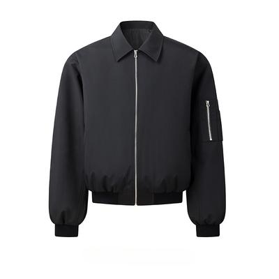 New Autumn Jacket Design Sense Lapel Jacket Loose Casual Couple Flight Suit Top Jacket