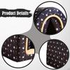 Cat Cave Bed 2 Ways Use Hut Nonslip Bottom Reusable Dog House Pet Tent for Puppy Indoor Outdoor Lawn