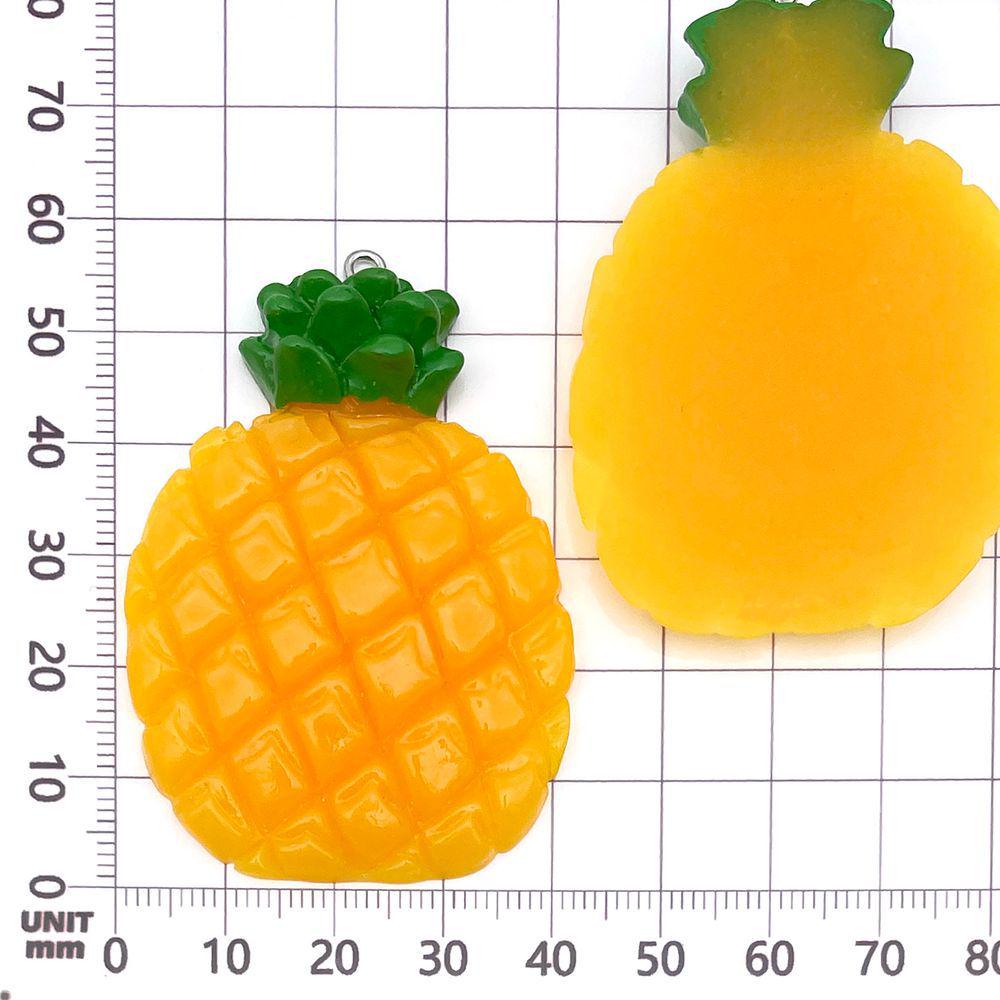 Set of 10 Large Colorful Resin Fruit Charms: Strawberry, Kiwi for DIY Bracelets & Necklaces