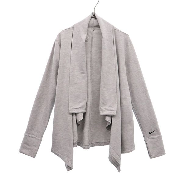 

NIKE One-point print training Haori Jacket S gray sports cardigan Women Used