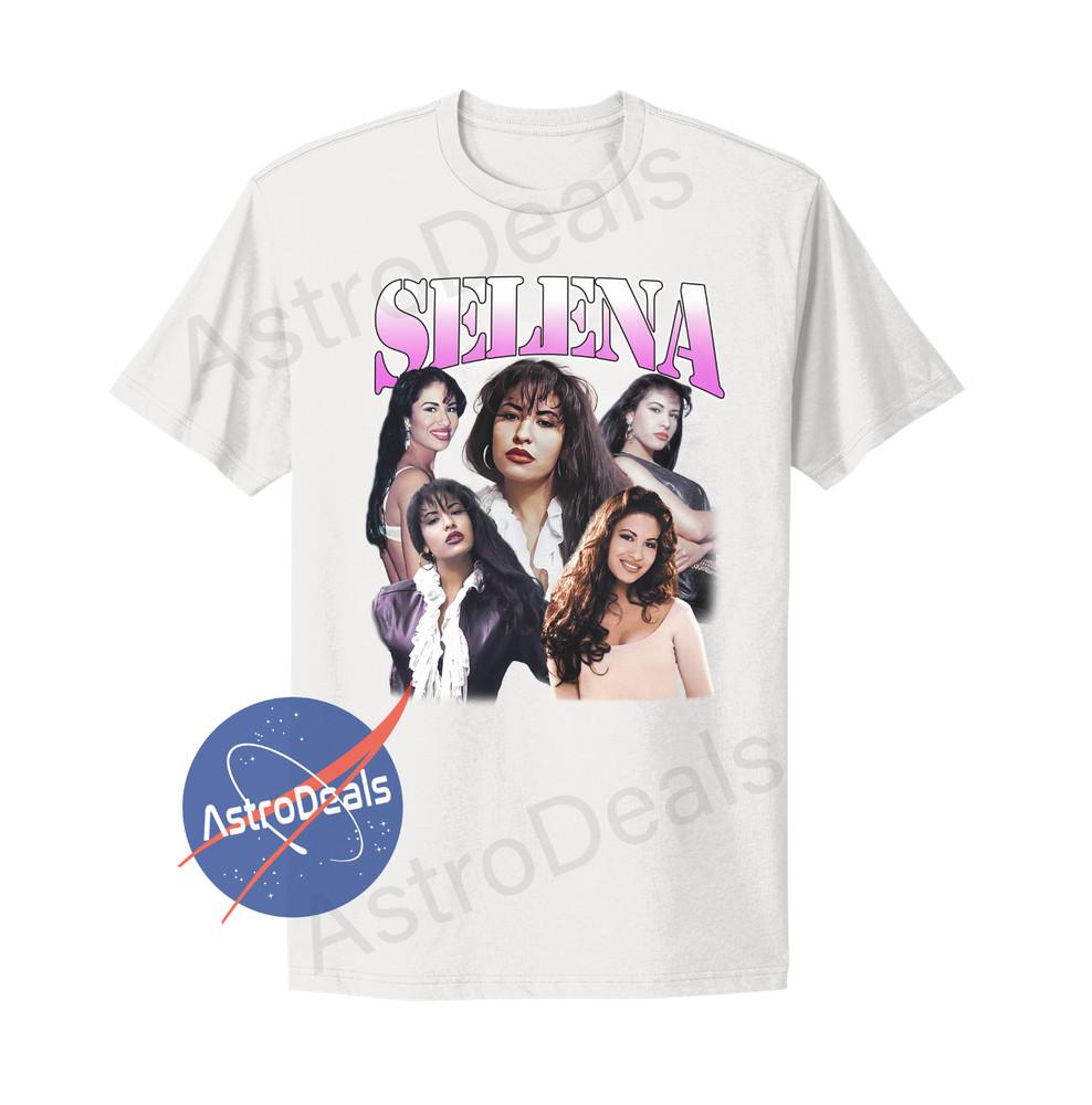 Selena Quintanilla Shirt, Selena Graphic T-shirt, Selena Shirt White Unisex T-Shirt S