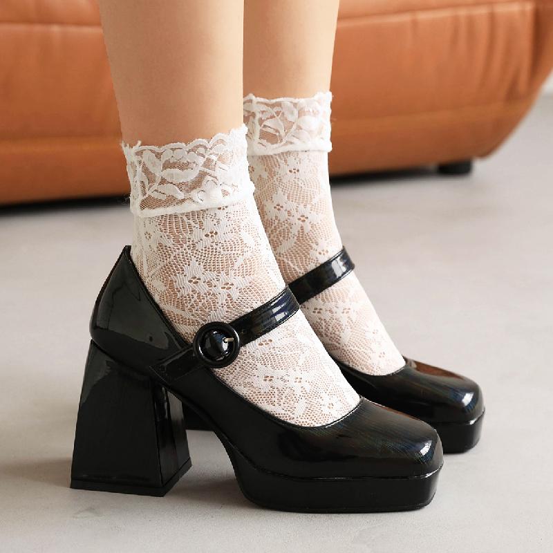 Luxury High Heels Pumps Shoes Woman Elegant 2025 Ankle Straps Black Red Gold Women's Heeled Party Wedding Shoes Ladies Big Size