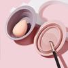 Make-up Pinsel Reinigungsset Beauty Schwamm Reinigungswerkzeug Puderquaste Reinigungslösung Trockenkorb Silikon Faltbare Waschschüssel