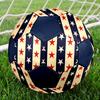 1pc Stars Stripes Soccer Ball Size 5 Football Machine Sewn Indoor/Outdoor Universal Football Q83