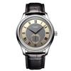 JYL Men's Watch Fashion Minimalist Quartz Leather Band