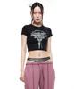 Buddy Queen Of Dawn Crop Top Black