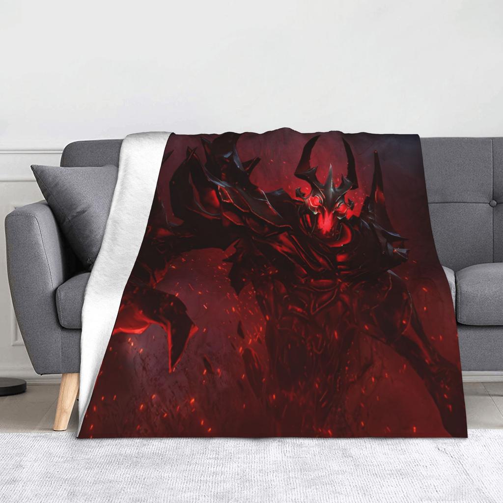 Dota Game Knitted Blanket  Fuzzy Throw Blanket Bed Sofa Decoration Ultra-Soft Warm Bedspreads