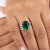 Chrome Diopside Gemstone Silver Ring, 925 Sterling Silver Handmade Jewelry, May Birth-Stone Gift, Green Stone Ring For Engagement RR-73-16