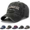 Water Washed Cotton Letter Embroidery Casual Baseball Hat For Sunshade And Daily Wear