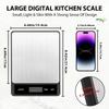 Kitchen Scale, 5kg/1g, with 6 Units, Battery-powered