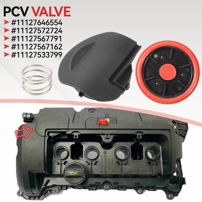 For Mini Cooper R56 R55 R57 R58 R59 R60 R61 Peugeot 207 307 PCV Valve Cover Repair Kit 11127572724 11127567162 11127646554