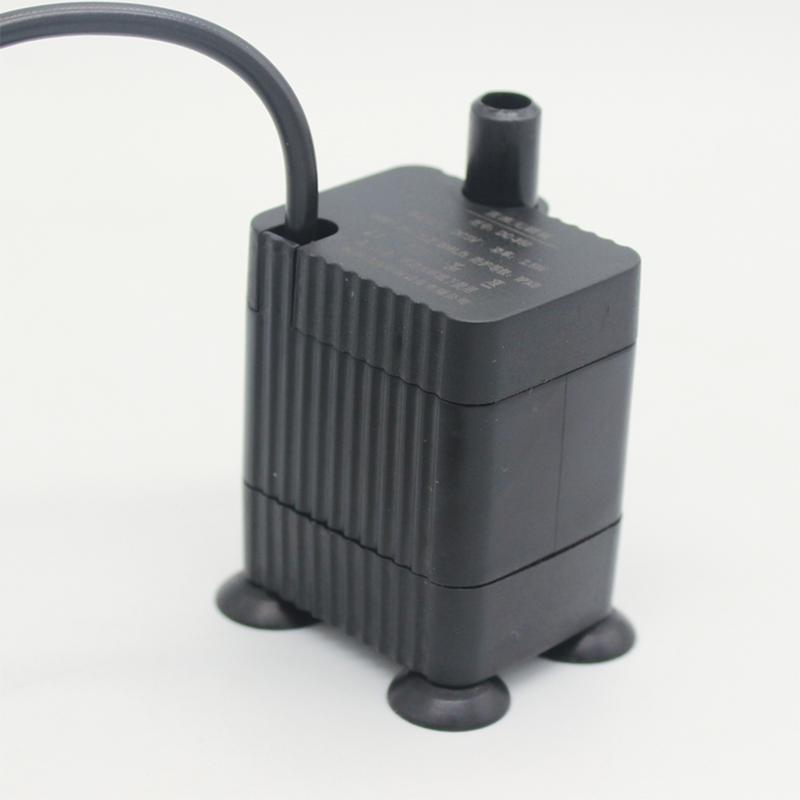 USB Bottom Suction Pump 5V 2.5W for Pet Water Dispenser Landscaping Circulating Fish Tank Landscape Decoration Small 1Pc
