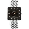 Montre Carrée Simple pour Couple Niche Haut de Gamme Ultra-Fine pour Femme Quartz Haute Valeur