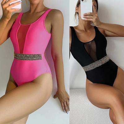 One Piece Swimsuit Woman 2023 Sexy V One Shoulder Swimwear Female Monokini Swimming for Women Bathing Suit Bodysuit Beach Wear