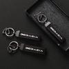 Suede Leather Keyring Luxury Car Keychain Accessories For Dacia Logan Sandero Duster Lodgy Spring Jogger Dokker Stepway Bigster