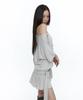 Rough Neck Waist Tie Dress