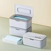 Wet Wipe Dispenser Wet Wipes Tissue Box Dispenser with Capacity Wide Opening Refillable Toilet Paper Container for Home Office
