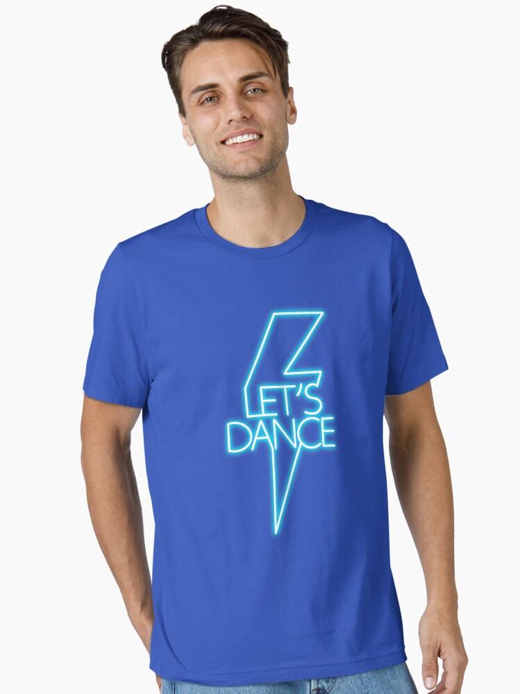 David Bowie Lets Dance Bolt Blue Essential T-Shirt
