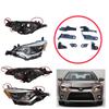 EHL506+EHL507 Headlight Holder Mount Repair Bracket Tab Set Left Right Side for Toyota Corolla MK11 4-Door Sedan 2014-2016 8115002E60 8111002E60