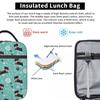 Snowy Scottie Dog Insulated Lunch Bags for Work School Scottish Terrier Resuable Cooler Thermal Lunch Box Women Children