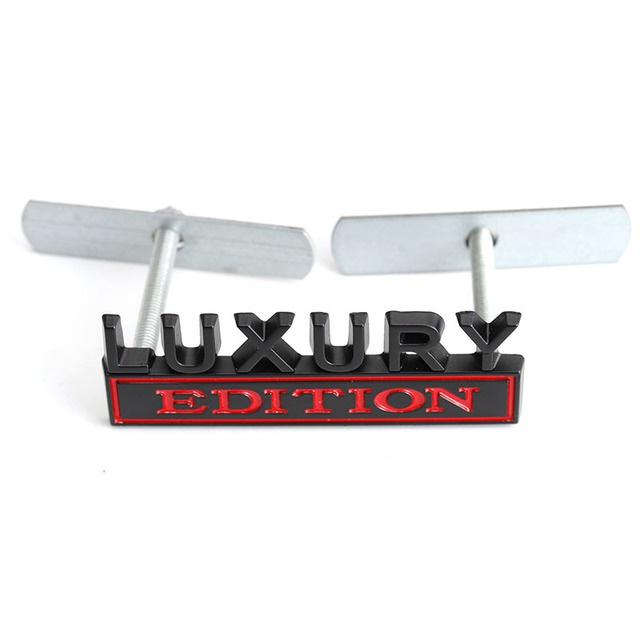 1 Pezzo Logo Edizione di Lusso in Metallo 3D Badge Griglia Anteriore Auto Parafango Laterale Adesivo Decalcomania Emblema Portellone Posteriore