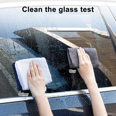5Pcs Thickened Microfiber Cleaning Cloth Lint-Free Reusable Absorbent Rags Kitchen Window Streak-Free Miracle Towels