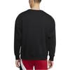 Jordan Remastered Print Fleece Crewneck Sweatshirt Men Tops Black CT6283-010
