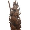 Standing Acala Statue, Carved from Premium Natural Boxwood (Antique Finish), Guardian Deity for Those Born in the Year of the Rooster (21.5cm H x 8cm