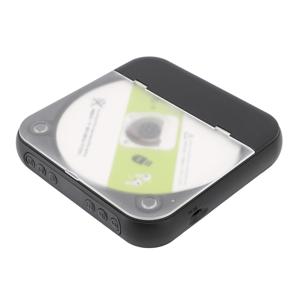 Portable CD Player BT Retro Style Double Speakers Music Player Support CD USB AUX Input for Home Exe