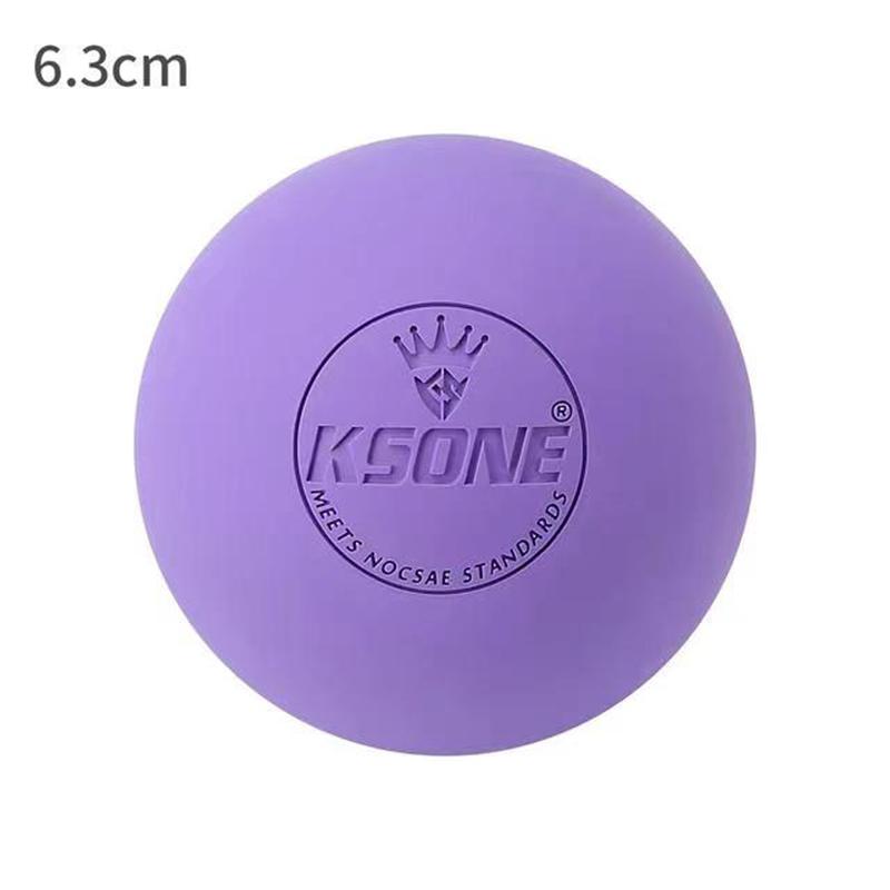Massage Ball 6.3cm Fascia Ball Lacrosse Ball Yoga Muscle Relaxation Pain Relief Portable Physiotherapy Ball Jaw Exerciser Ball