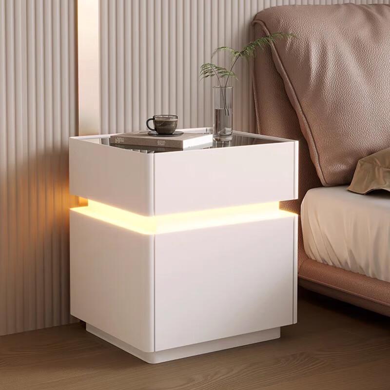 Italian Minimalist Smart Bedside Table