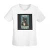 Black Cat Coffee TShirt Women Short Sleeve T Shirts Crew Neck Clothes Cotton Summer Tees Streetwear