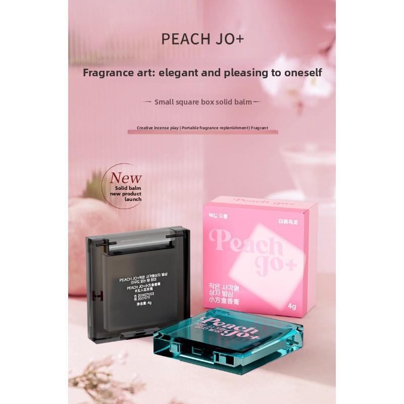 Small Box Solid Balm Perfume White Peach Oolong Balm Lasting Light Fragrance Girl Student Girl