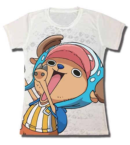 

One Piece Новый Мир Чоппер Младший Женская Футболка Аниме Лицензированная НОВАЯ M