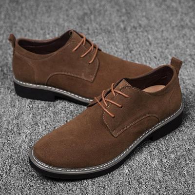 Suede Leather Casual Oxford Shoes For Men Moccasins Men Flats Shoes