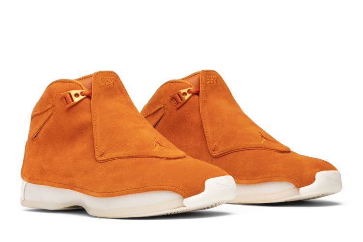 Jordan 18 Retro Campfire Orange Men's Sneakers