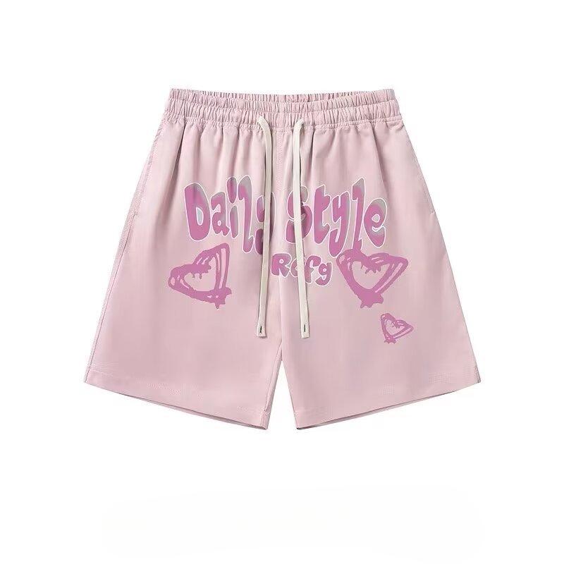 

Шорты High Street, мужские летние свободные и повседневные брюки Five-Criss, прямые спортивные брюки с рукавами Niche Design One size