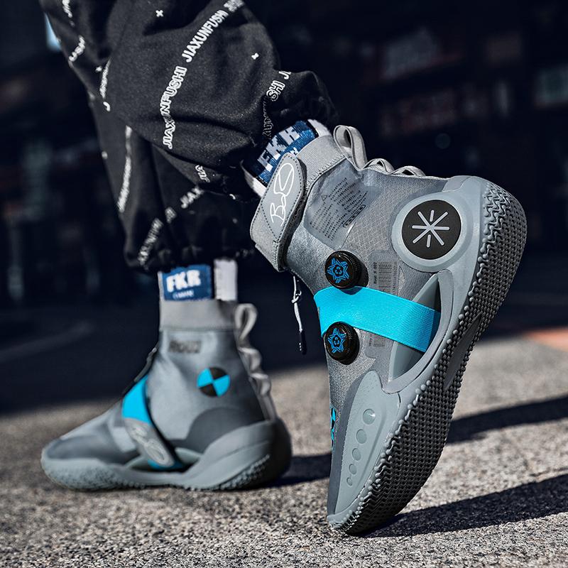 Pánské basketbalové boty Prodyšné odpružení Protiskluzové Odolné Běžecké boty Gymnastický trénink Atletické basketbalové tenisky pro ženy