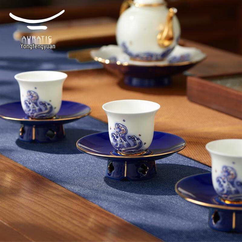 Yongfengyuan Mr. Porcelain 'Pearl of the Sea' 21-Piece Gongfu Tea Set