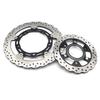 Motorcycle Front Rear Brake Disc Rotor For Kawasaki Ninja 400 EX 400 ABS 2017-2021 Z400 Ninja400 EX400 ABS KRT 2018-2021 Z 400